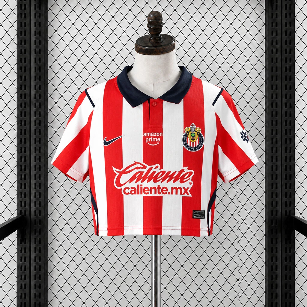 26/27 Chivas Home Women Crop Jersey