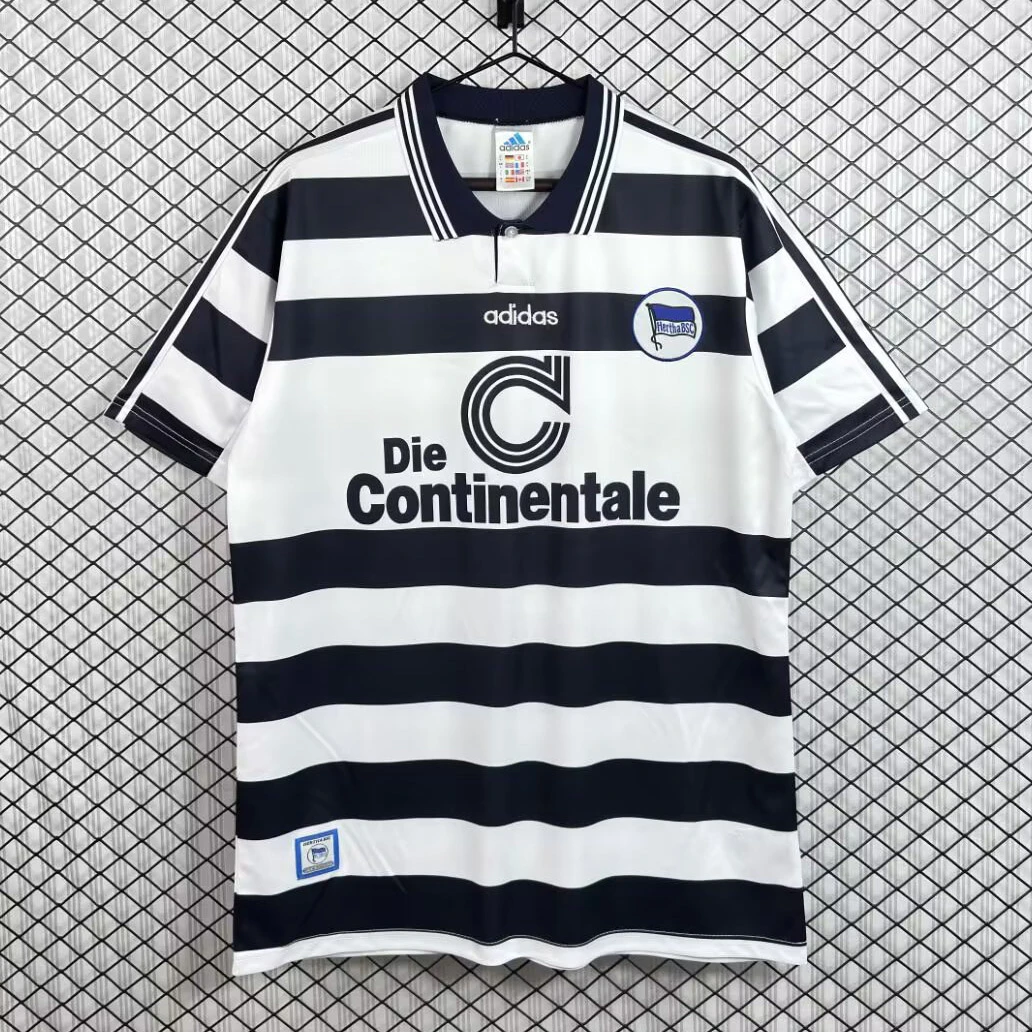 98/99 Hertha BSC Home Retro Soccer Jersey