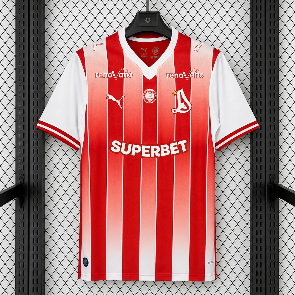 26/27 Dinamo Bucuresti Home Soccer Jersey