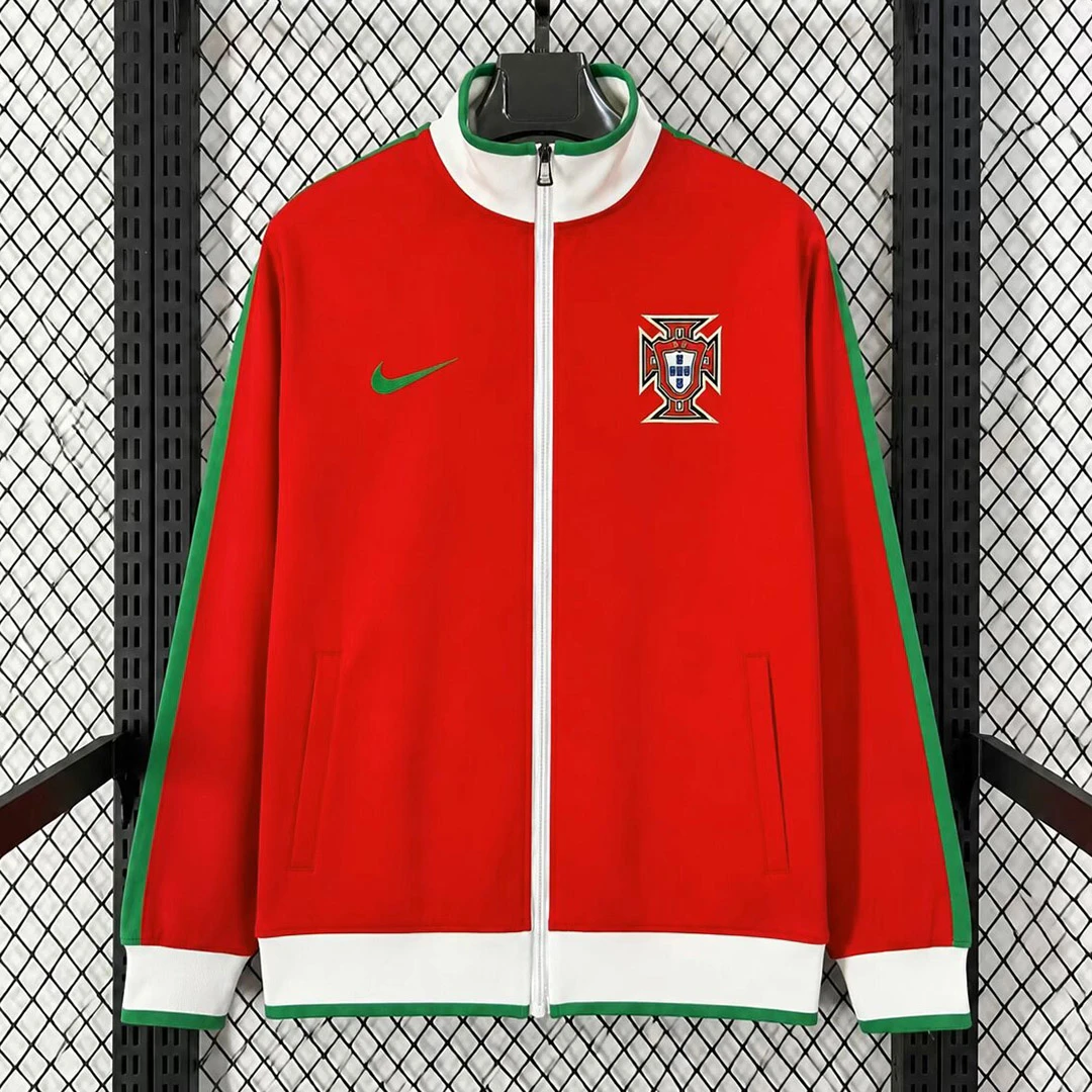 2010-12 Portugal Red Retro Windbreaker