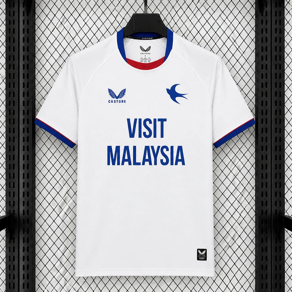 26/27 Cardiff City Away Soccer Jersey