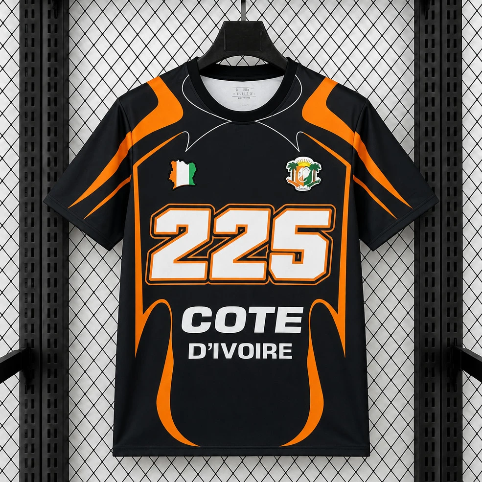 2026 Ivory Coast 225 Special Edition Black Soccer Jersey
