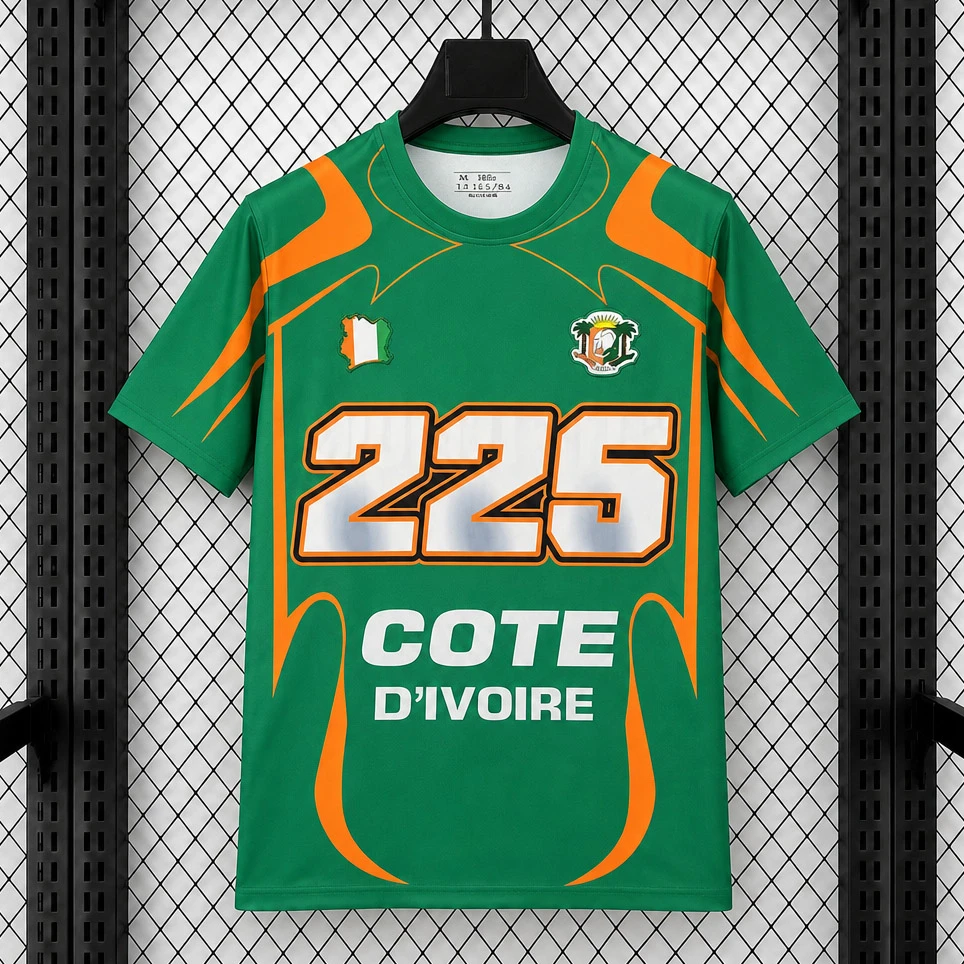 2026 Ivory Coast 225 Special Edition Green Soccer Jersey