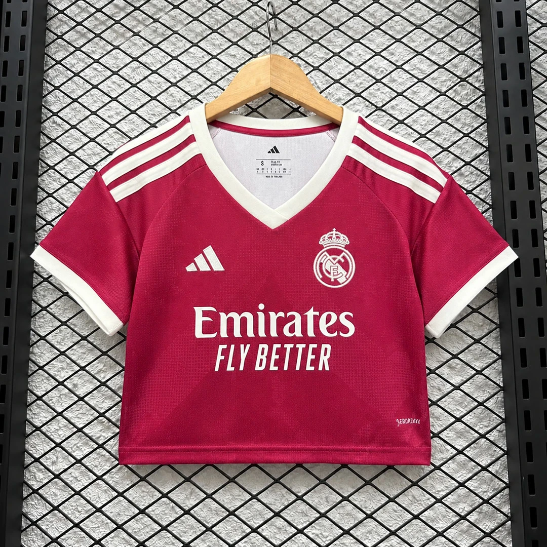 26/27 Real Madrid Third Crop Soccer Jersey