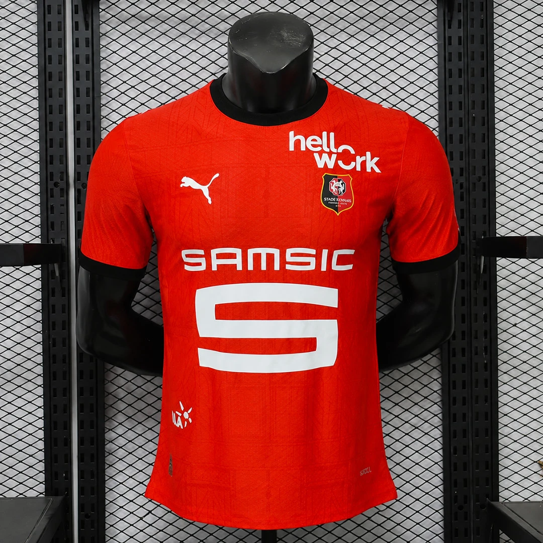 26/27 Stade Rennais Home Player Version Soccer Jersey