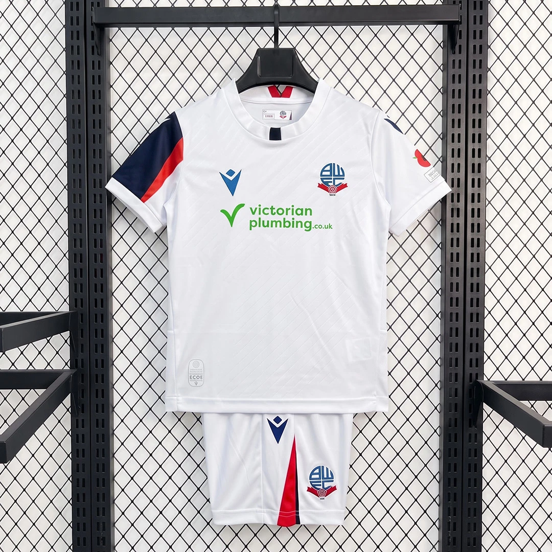 26/27 Bolton Wanderers Home Kids Soccer Jersey