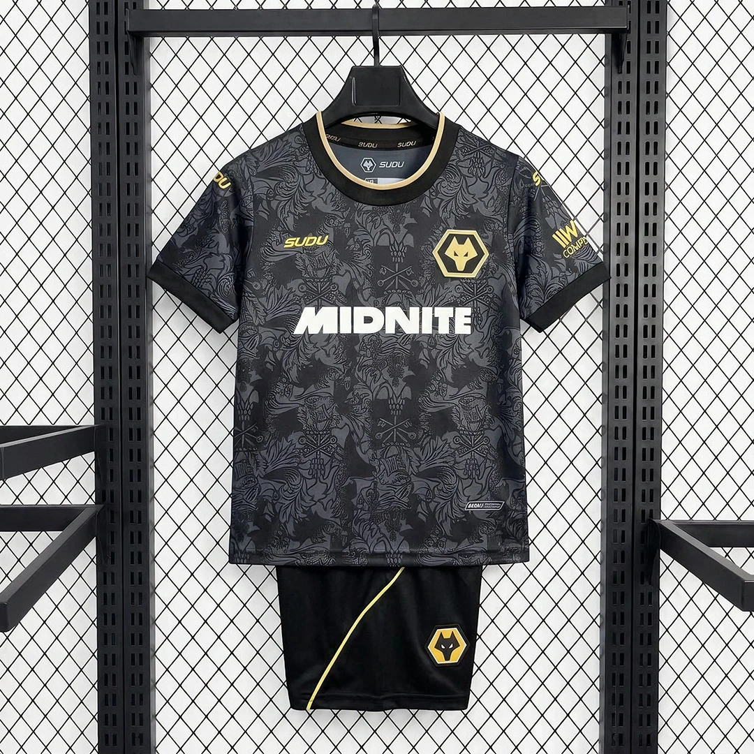 26/27 Wolverhampton Wanderers Wolves Third Kids Soccer Jersey