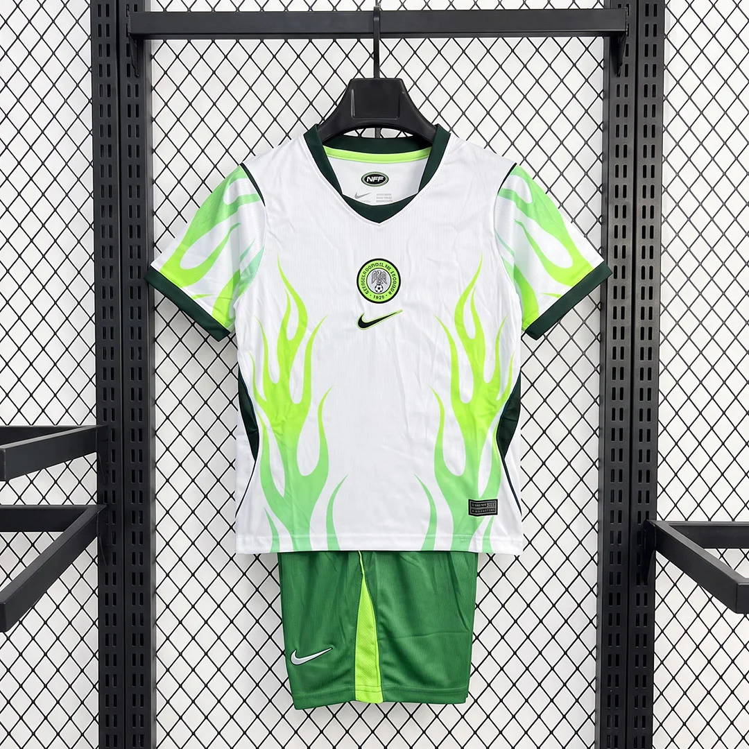 2026 Nigeria Away Kids Soccer Jersey