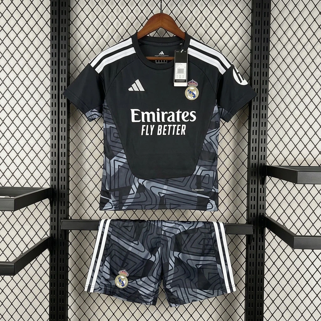 26/27 Real Madrid Goalkeeper Kids Soccer Jersey