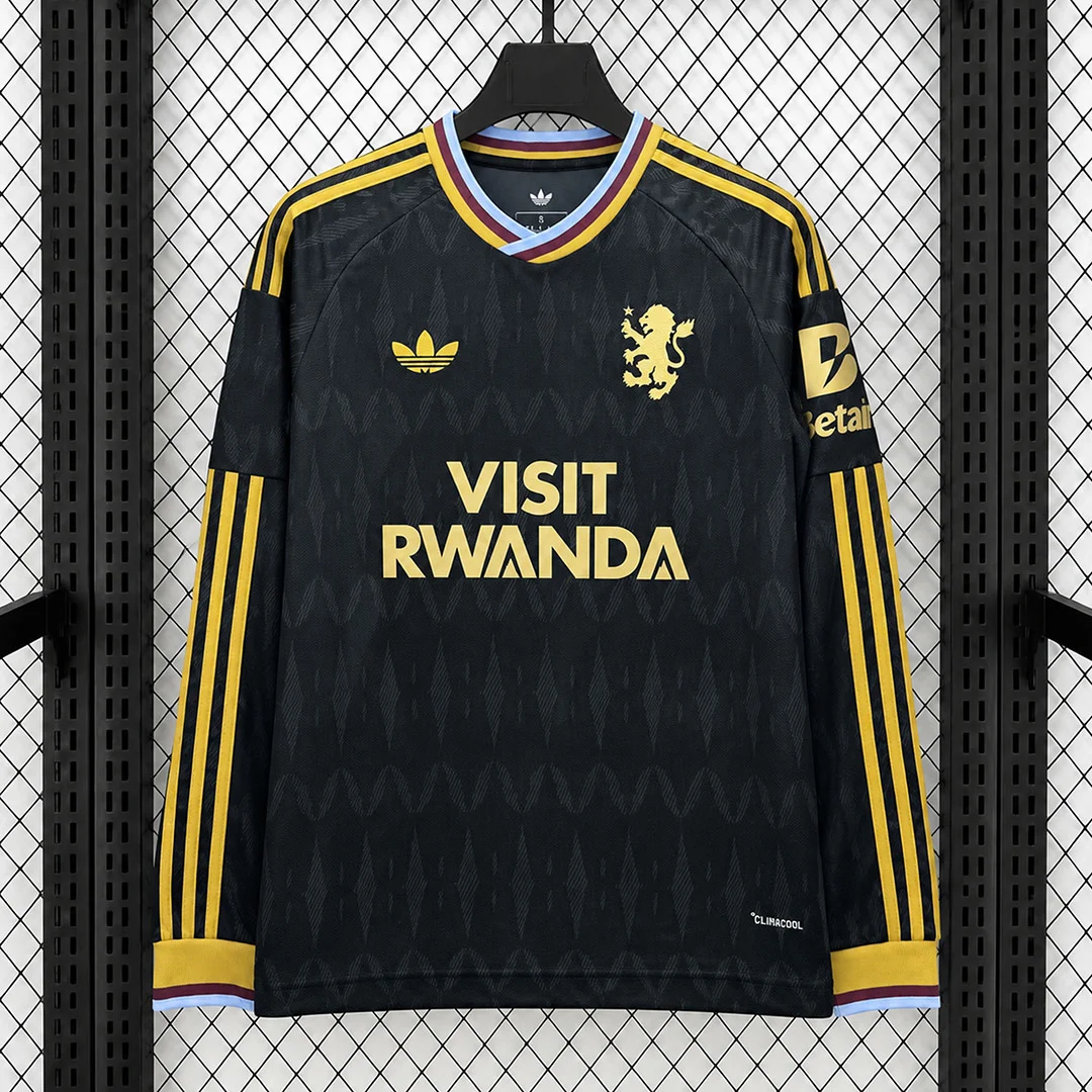 26/27 Aston Villa Away Long Sleeve Soccer Jersey