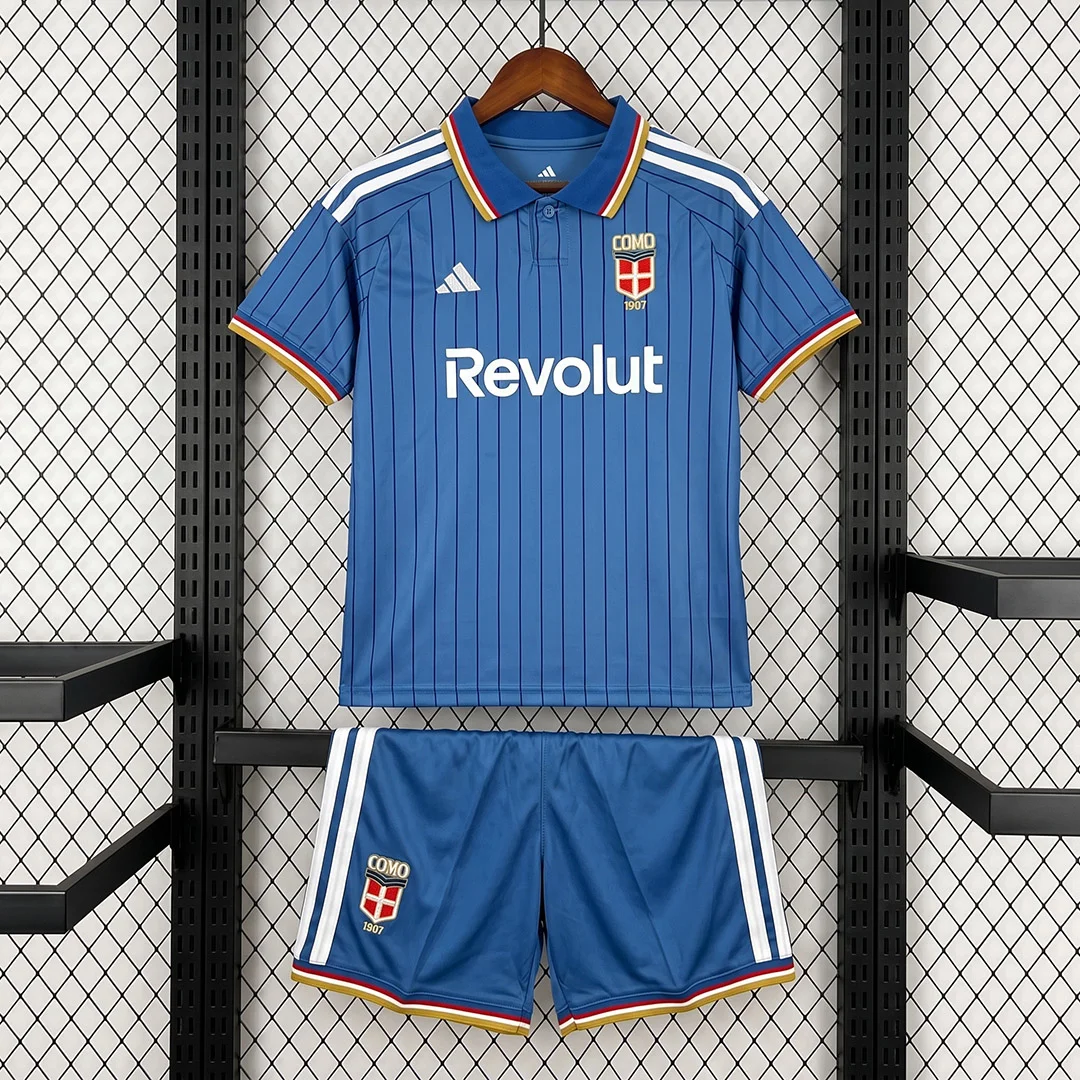 26/27 Como 1907 Home Kids Soccer Jersey