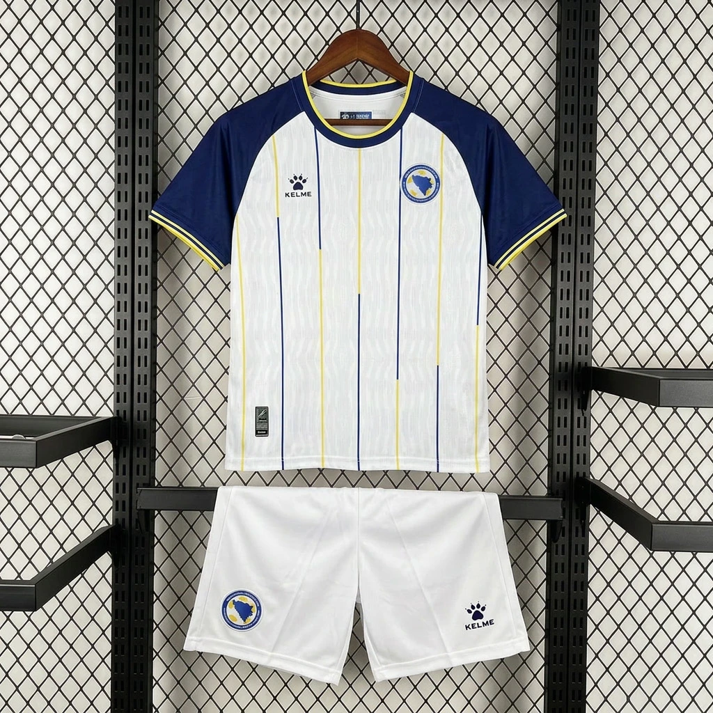 2026 Bosnia and Herzegovina Away Kids Soccer Jersey