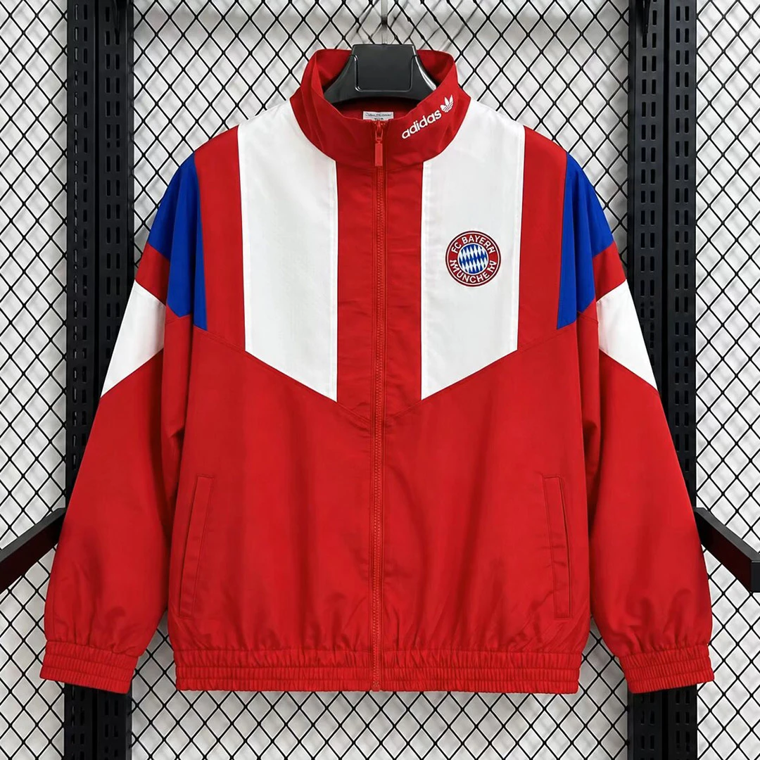 26/27 Bayern Munich EQT Red Windbreaker