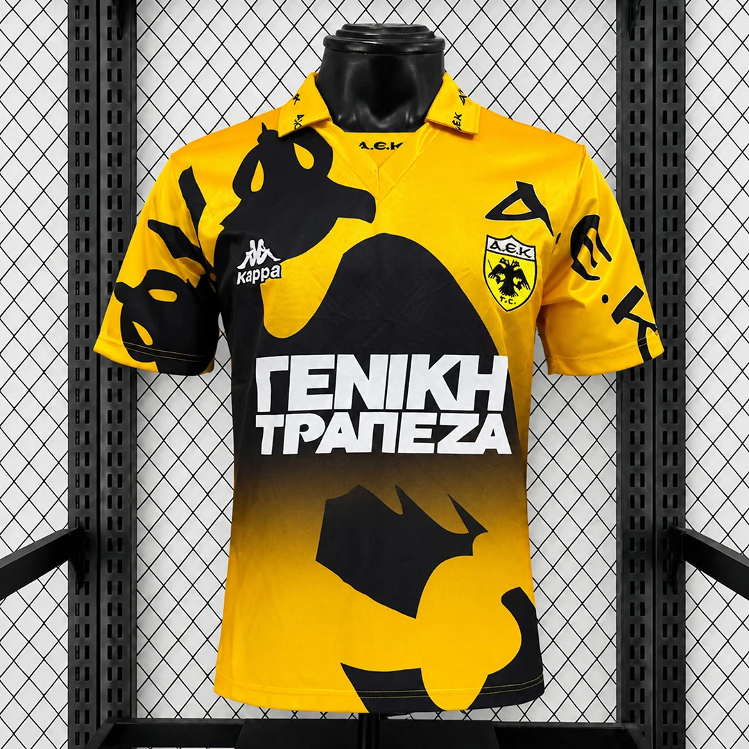 96/97 AEK Athens Home Retro Soccer Jersey