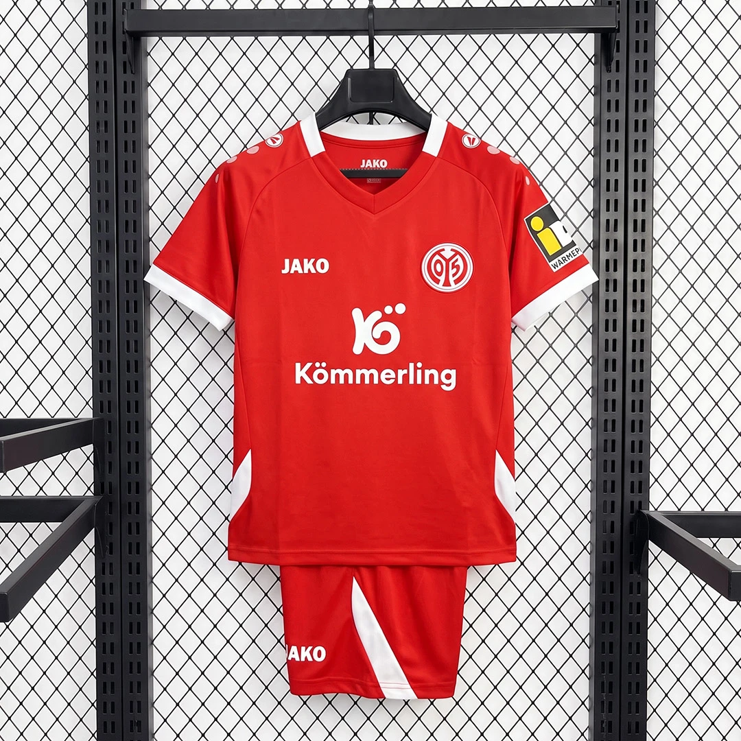 26/27 Mainz Home Kids Soccer Jersey