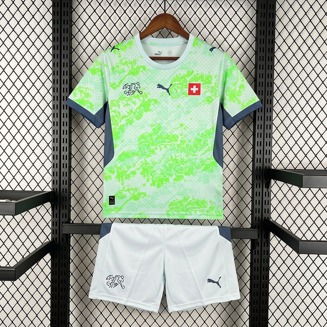 2026 Switzerland Away Kids Soccer Jersey