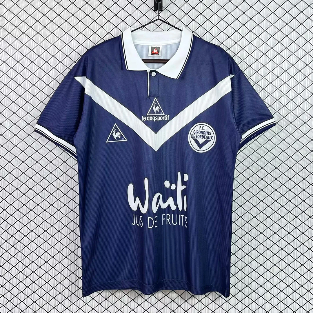 98/99 Girondins Bordeaux Home Retro Soccer Jersey