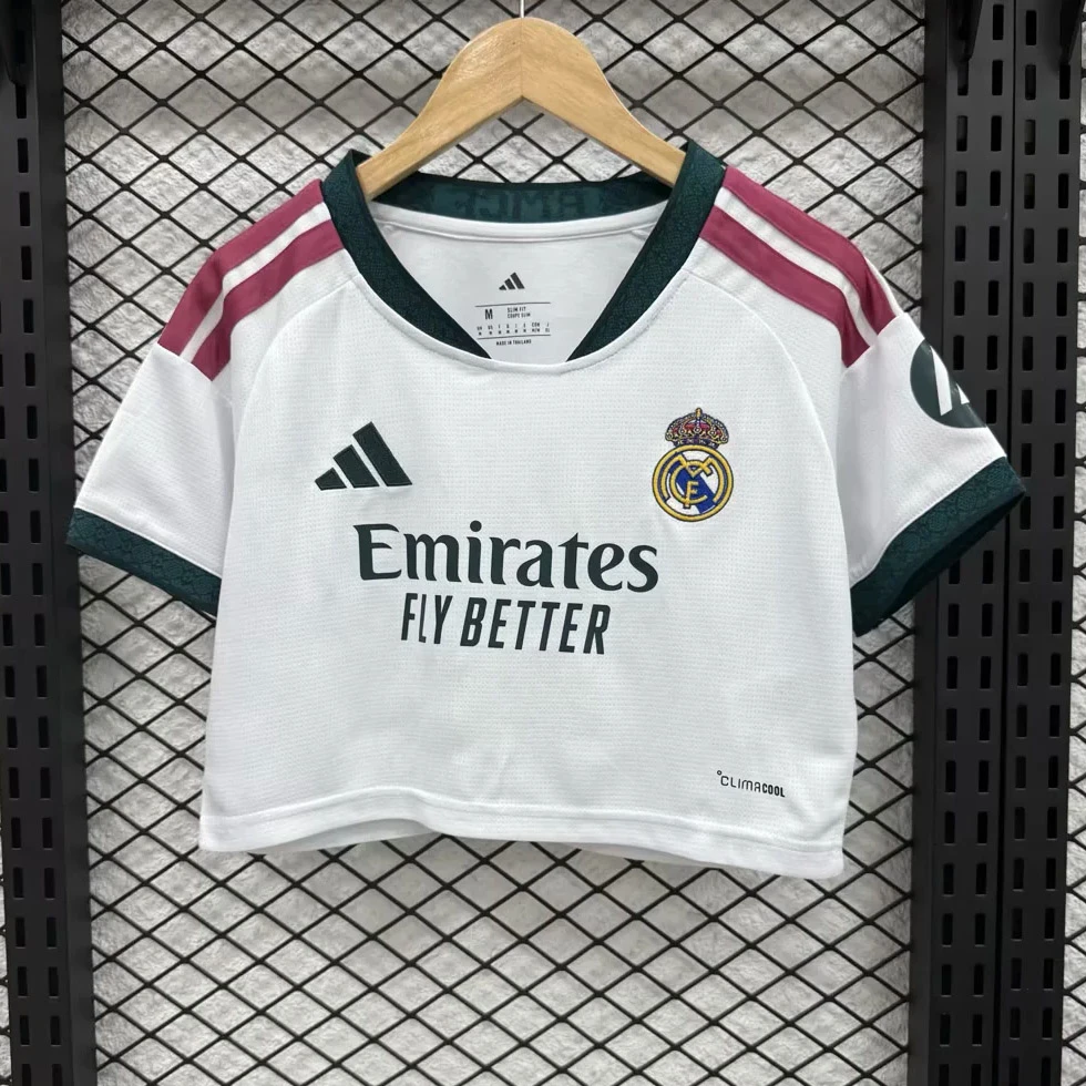 26/27 Real Madrid Home Crop Soccer Jersey