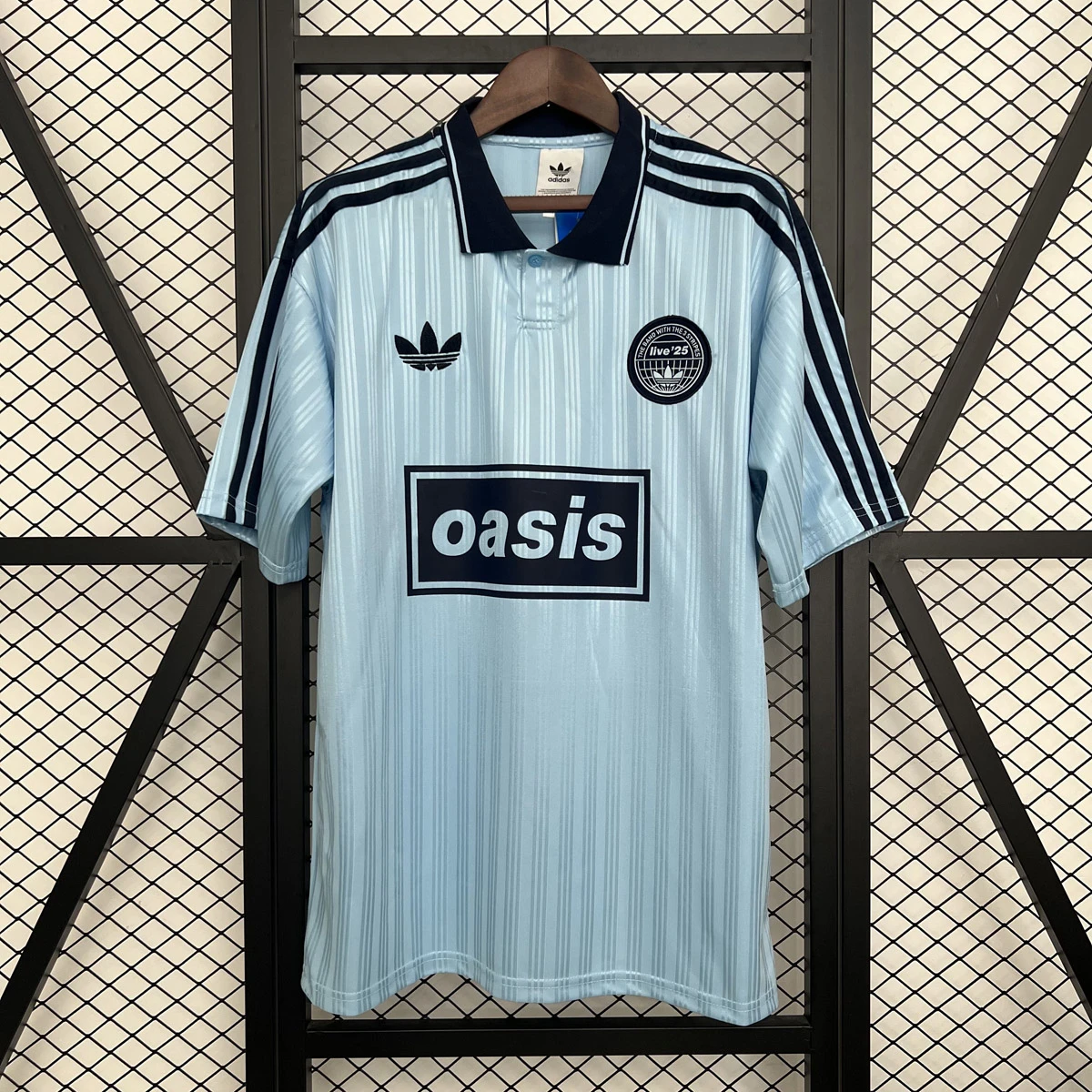 Adidas x Oasis Light Blue Soccer Jersey