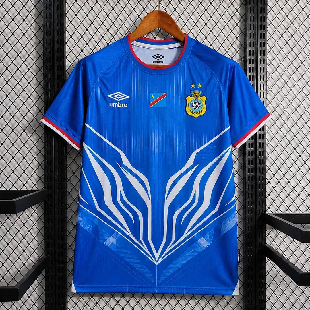 2026 DR Congo Special Version Blue Soccer Jersey
