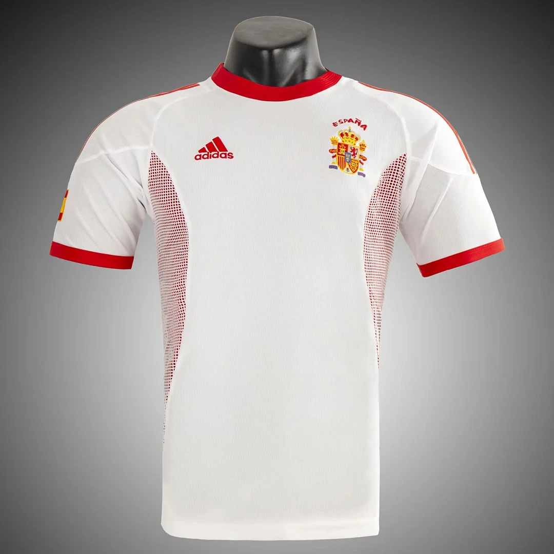 2002 Spain Away Retro Soccer Jersey