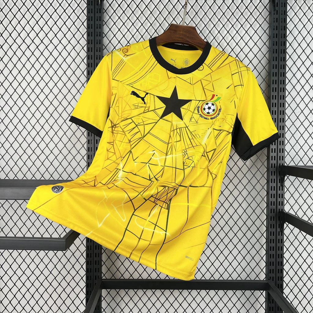 2026 Ghana Yellow Soccer Jersey
