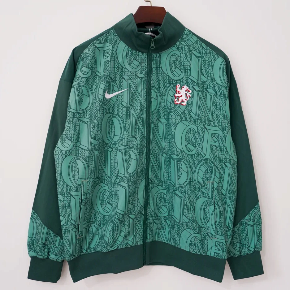 25/26 Chelsea Green Windbreaker