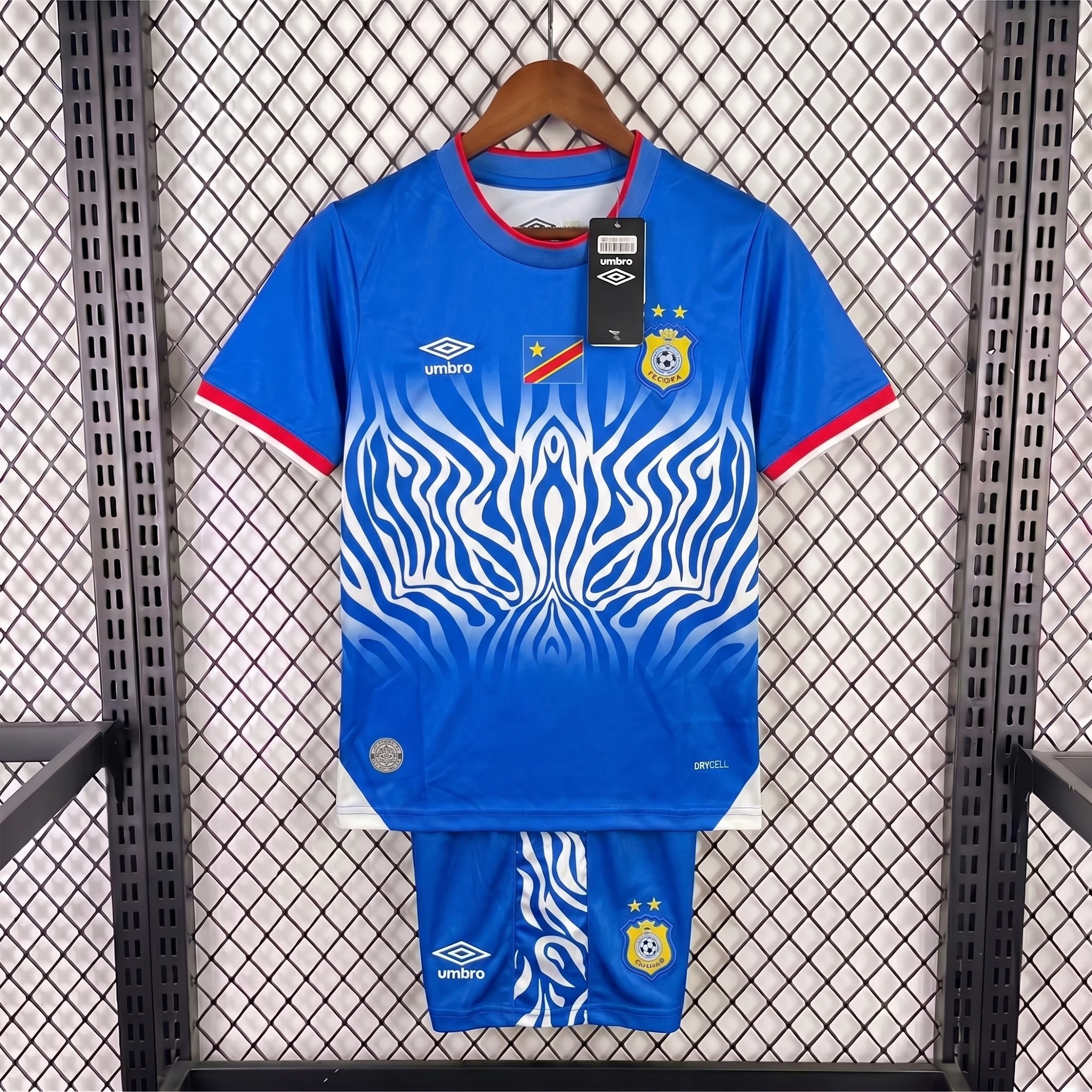 2026 Congo Home Kids Soccer Jersey Size 16-28