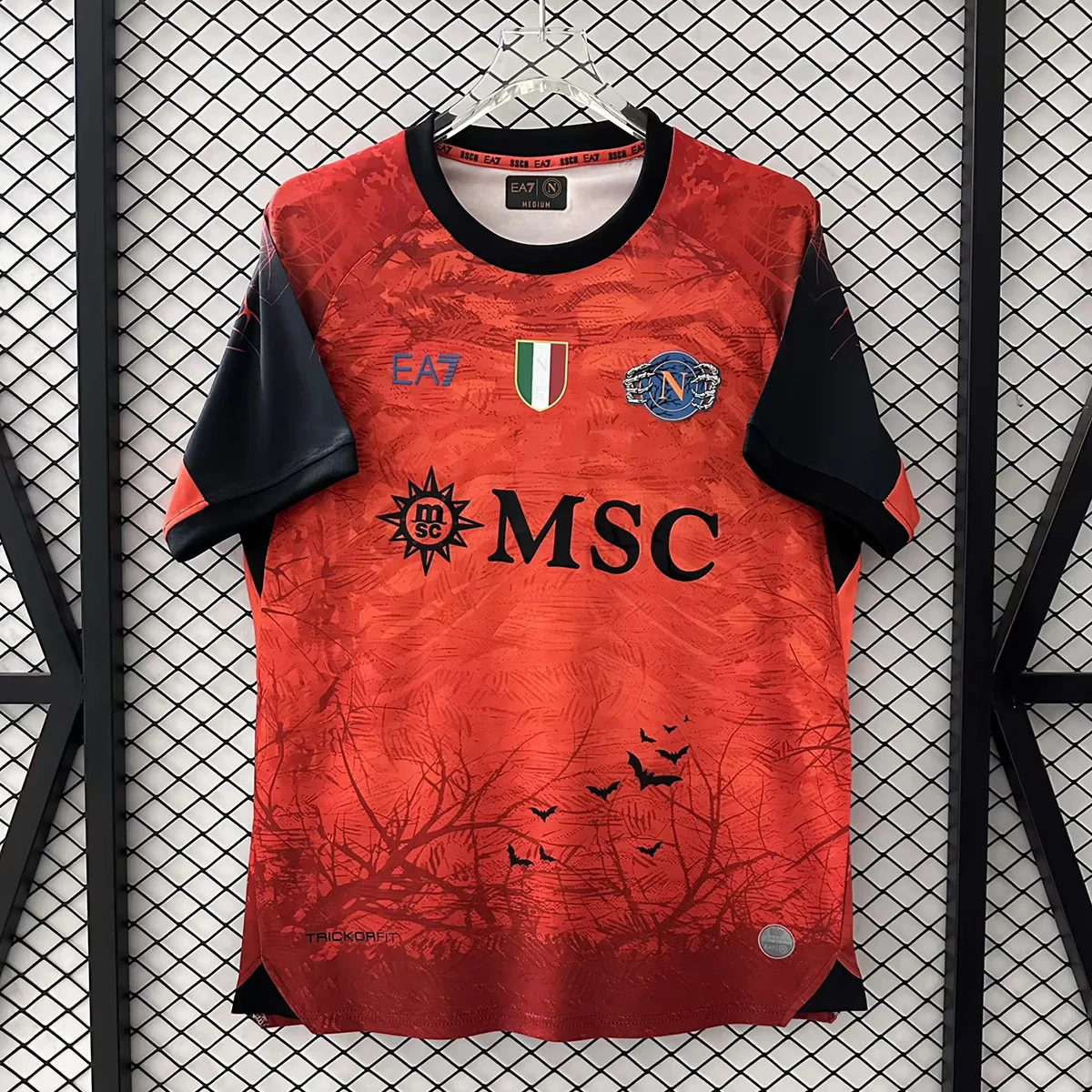 25/26 Napoli Halloween Version Red Soccer Jersey