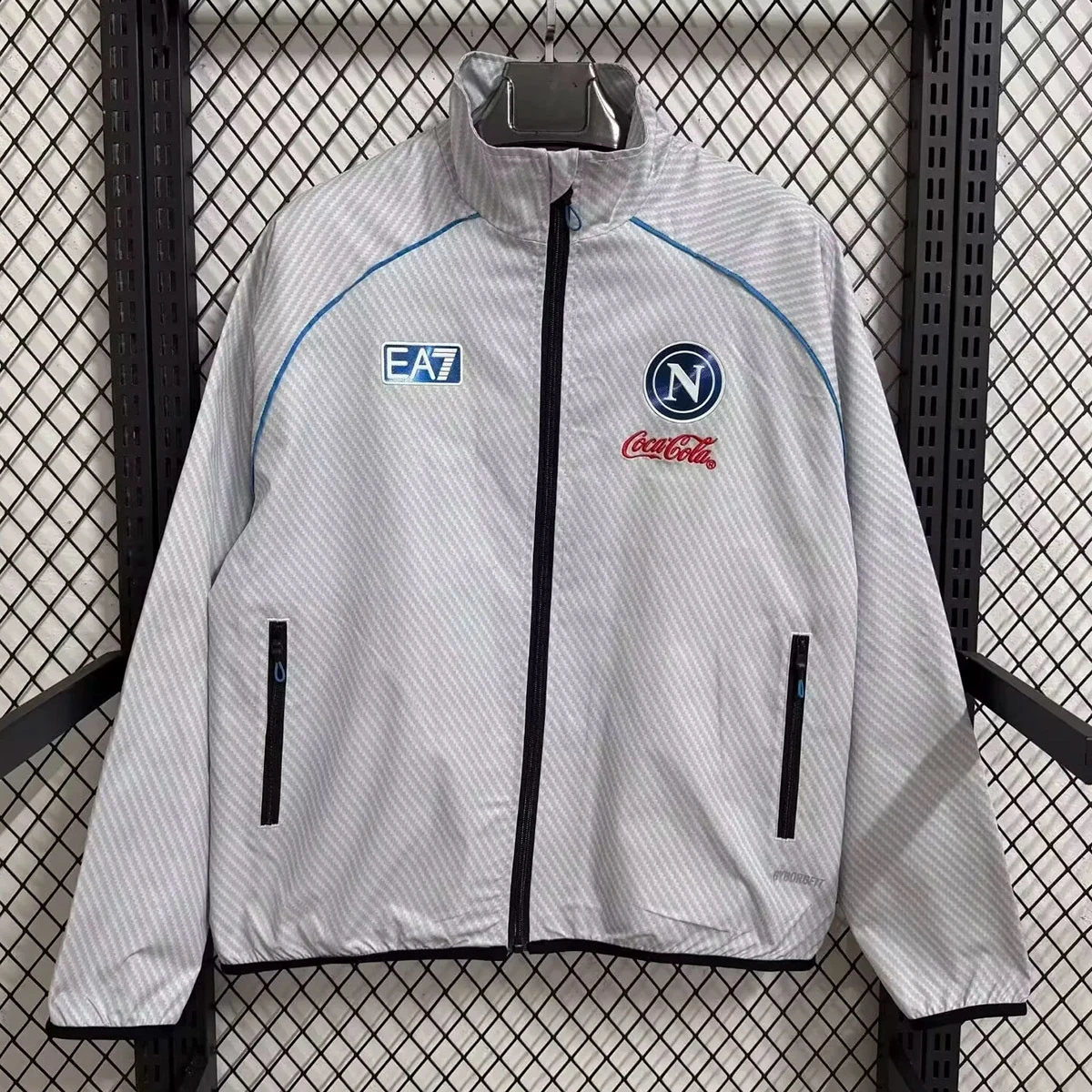 25/26 Napoli Gray White Windbreaker