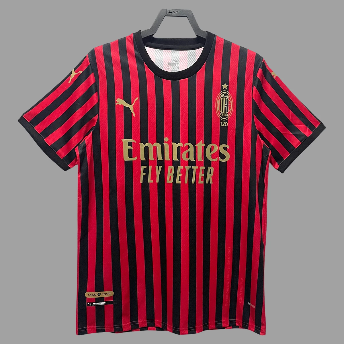AC Milan 120th Anniversary Retro Soccer Jersey