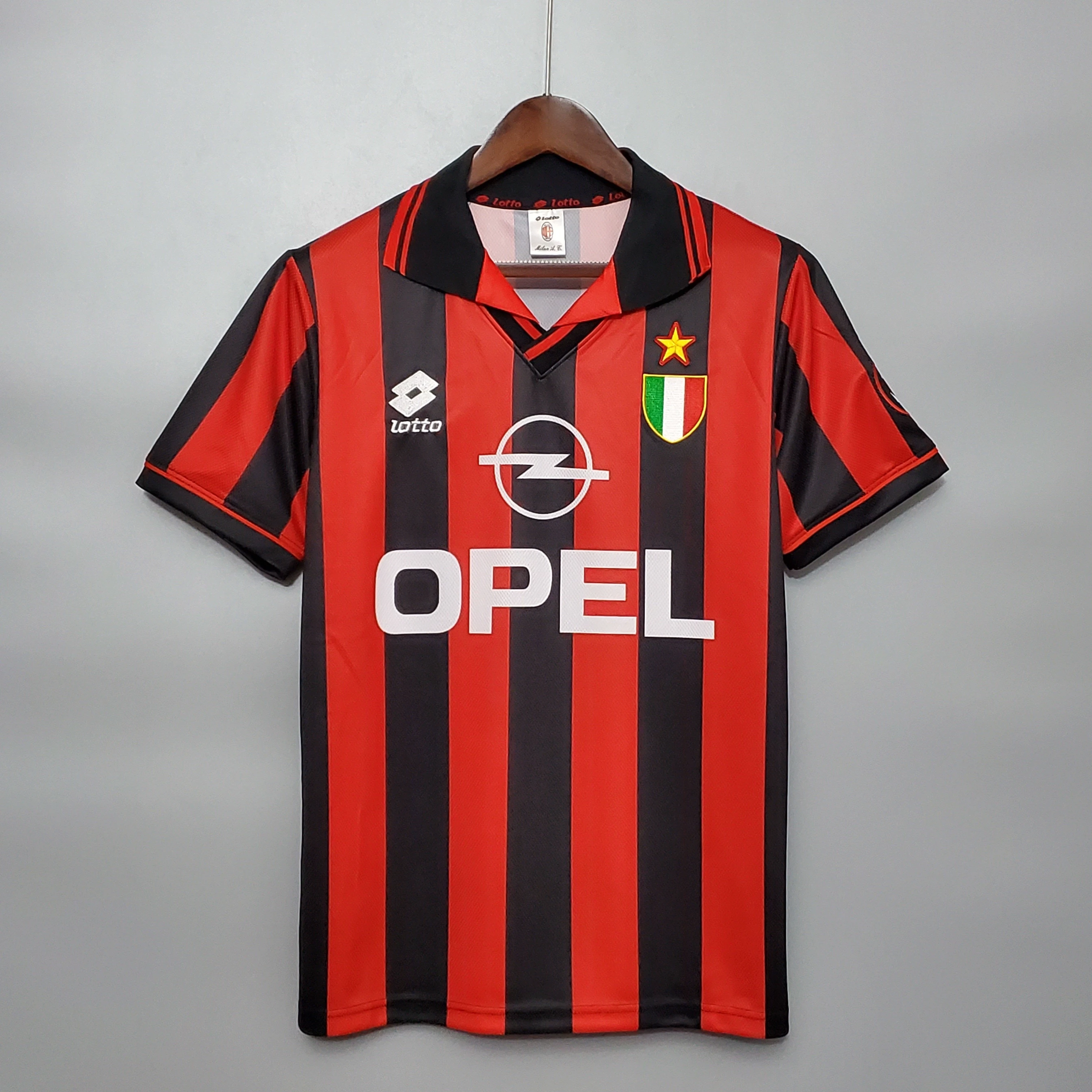 96/97 AC Milan Home Retro Soccer Jersey