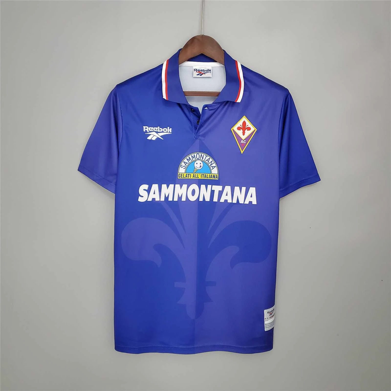 95/96 Fiorentina Home Retro Soccer Jersey
