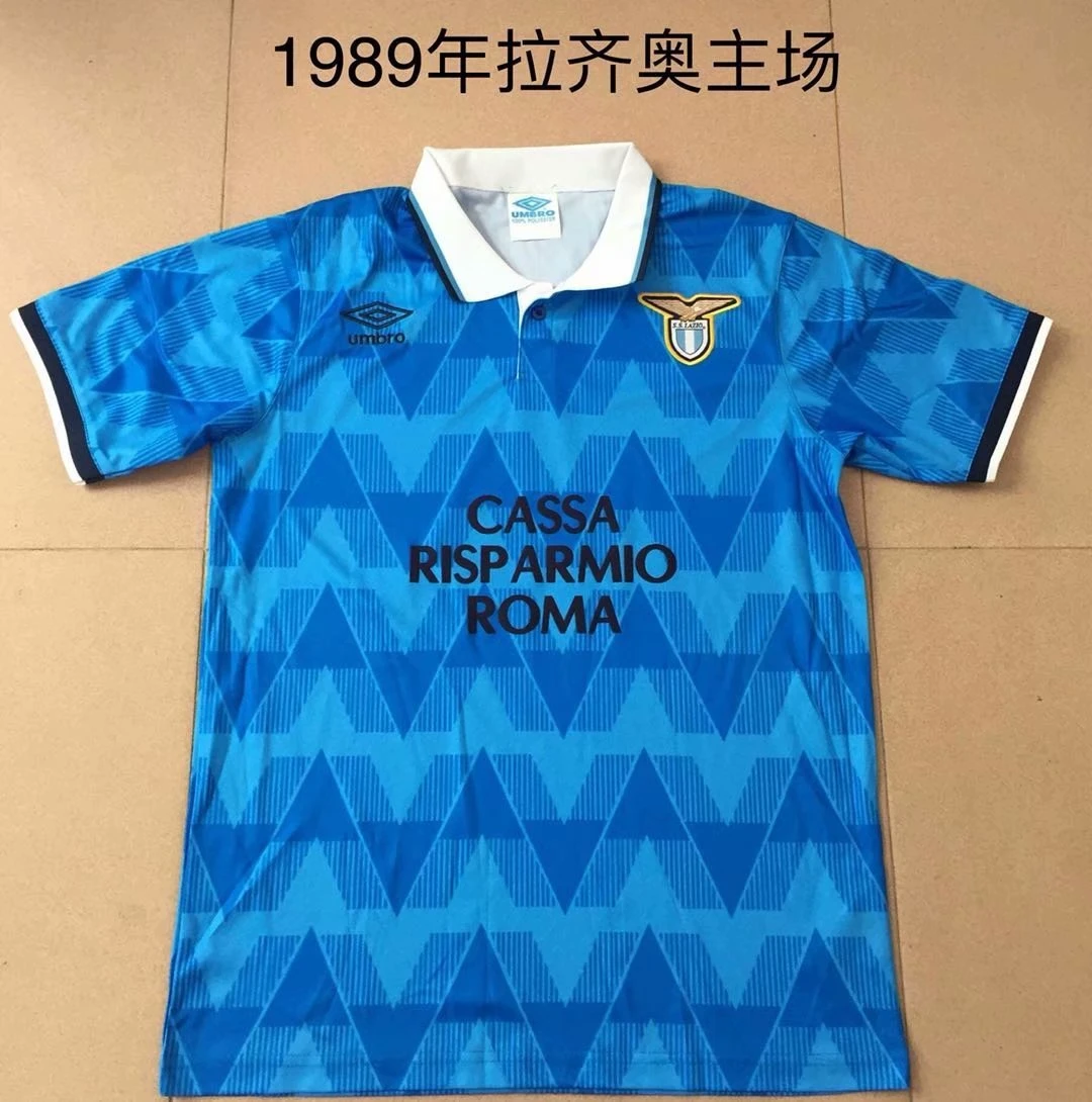 91/92 Lazio Home Retro Soccer Jersey