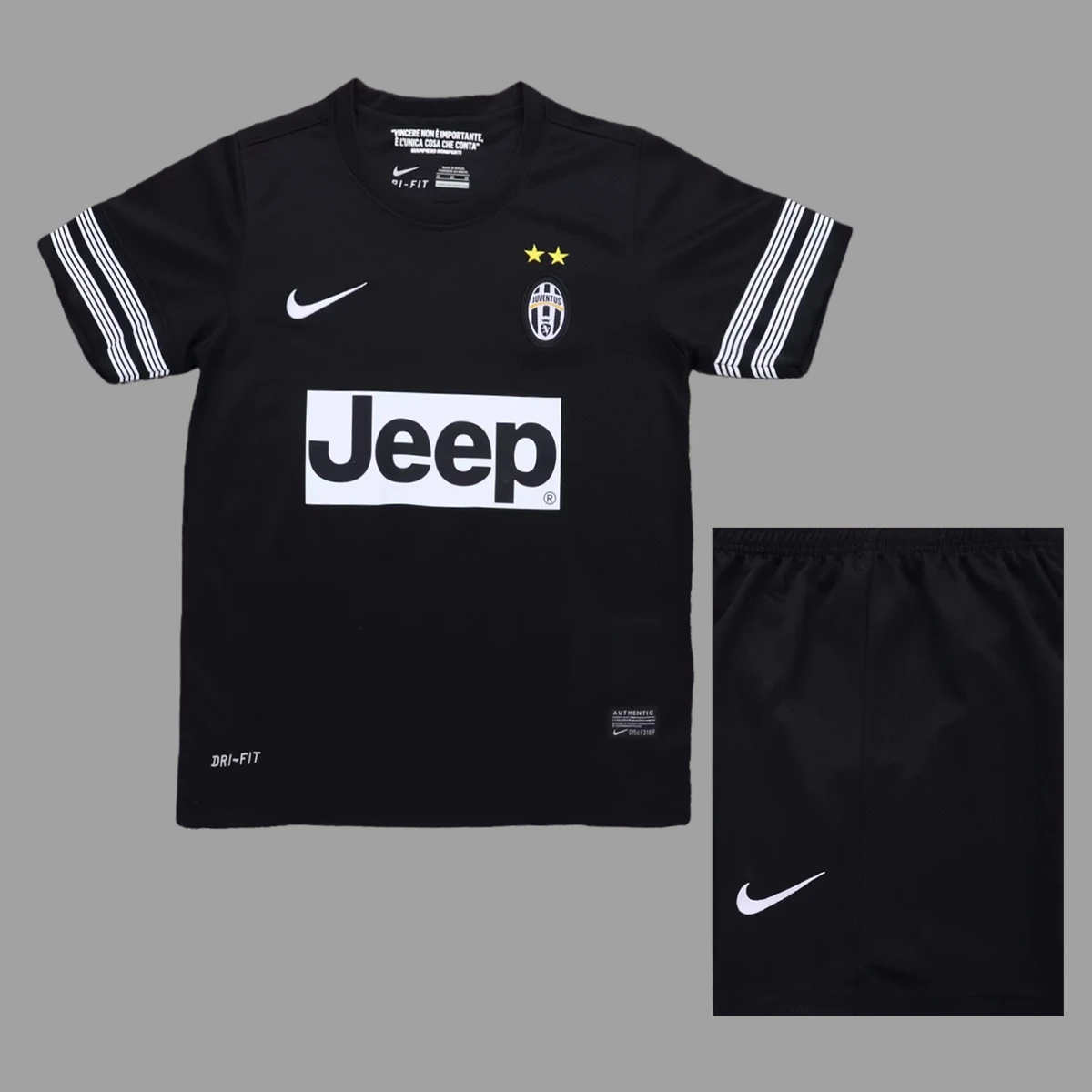 12/13 Juventus Away Kids Retro Soccer Jersey Size 16-28