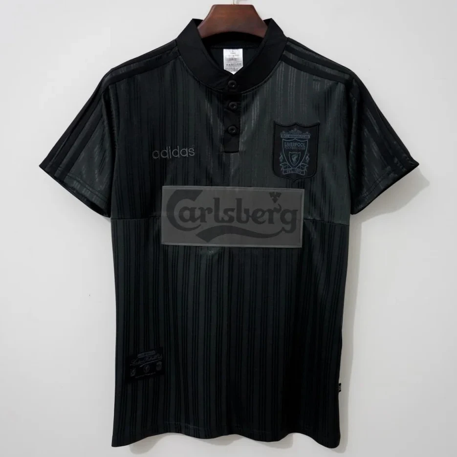 95 Liverpool Blackout Special Version Retro Soccer Jersey