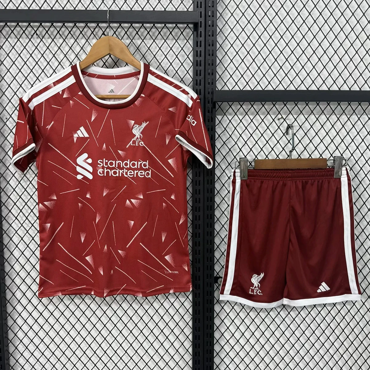 26/27 Liverpool Home Kids Soccer Jersey Size 16-28
