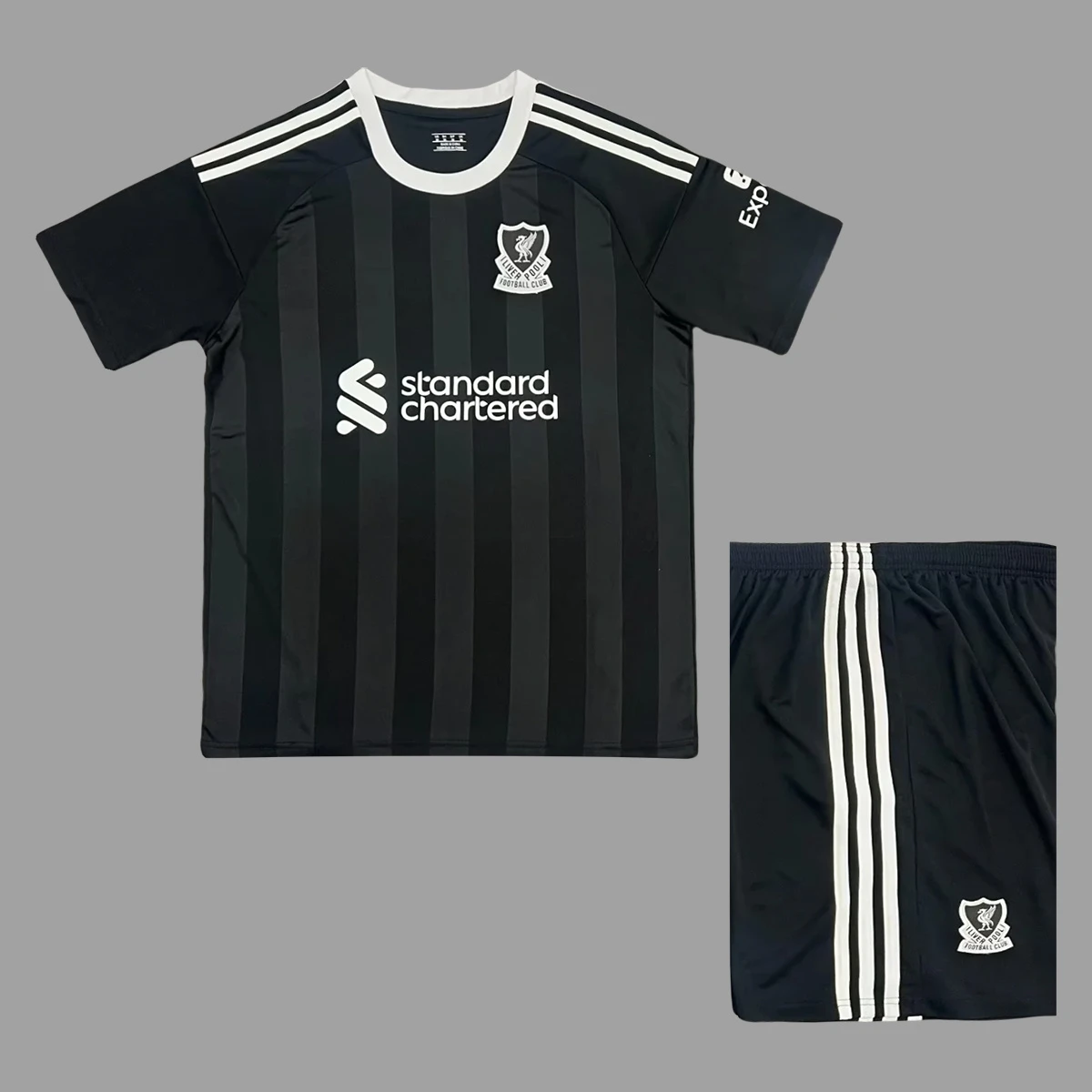25/26 Liverpool Goalkeeper 4 Kids Soccer Jersey Size 16-28