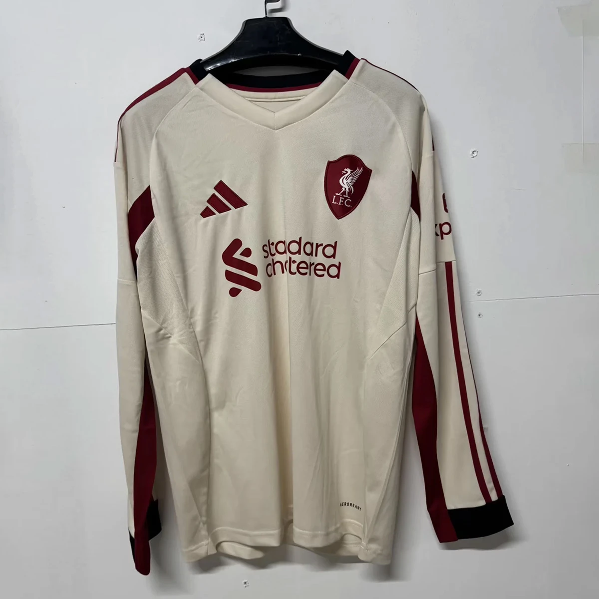 25/26 Liverpool Away Long Sleeve Soccer Jersey