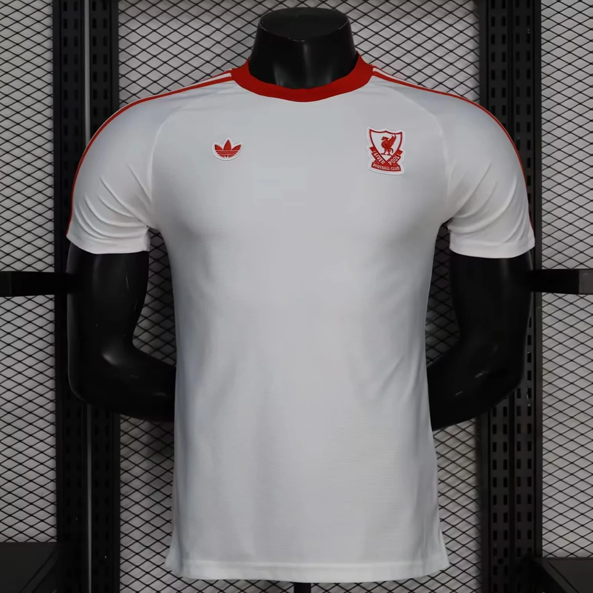 159/25/26 Liverpool Icons White Red Soccer Jersey