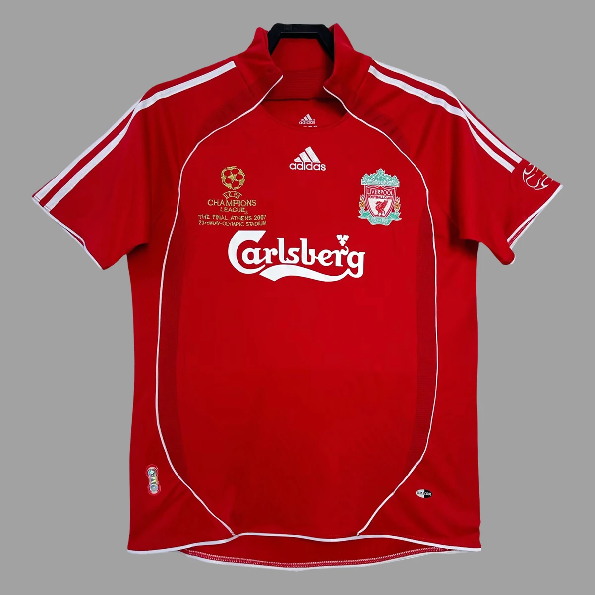 06/07 Liverpool Home UCL Final Retro Soccer Jersey