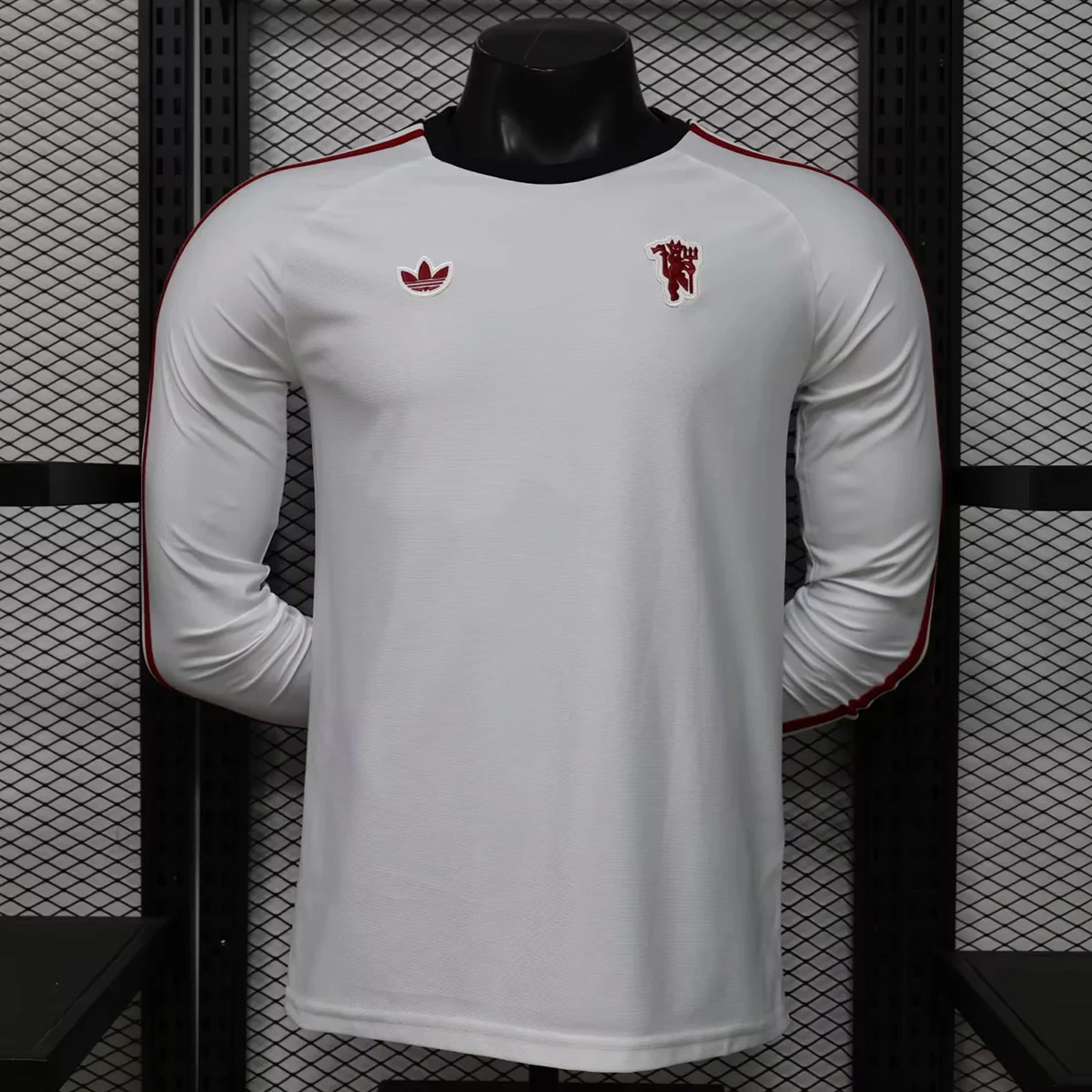 26/27 Manchester United x Adidas Originals White Long Sleeve Soccer Jersey