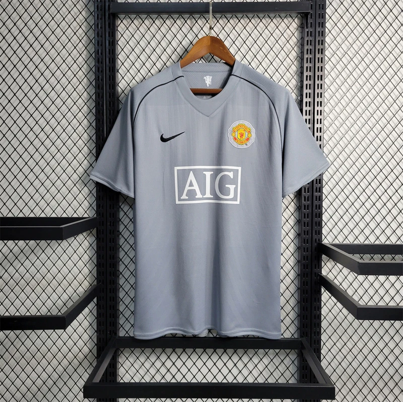 07/08 Manchester United Goalkeeper 4 Retro Soccer Jersey