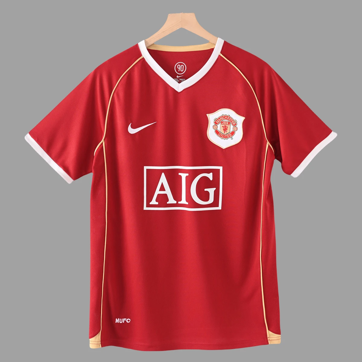 06/07 Manchester United Home Retro Soccer Jersey