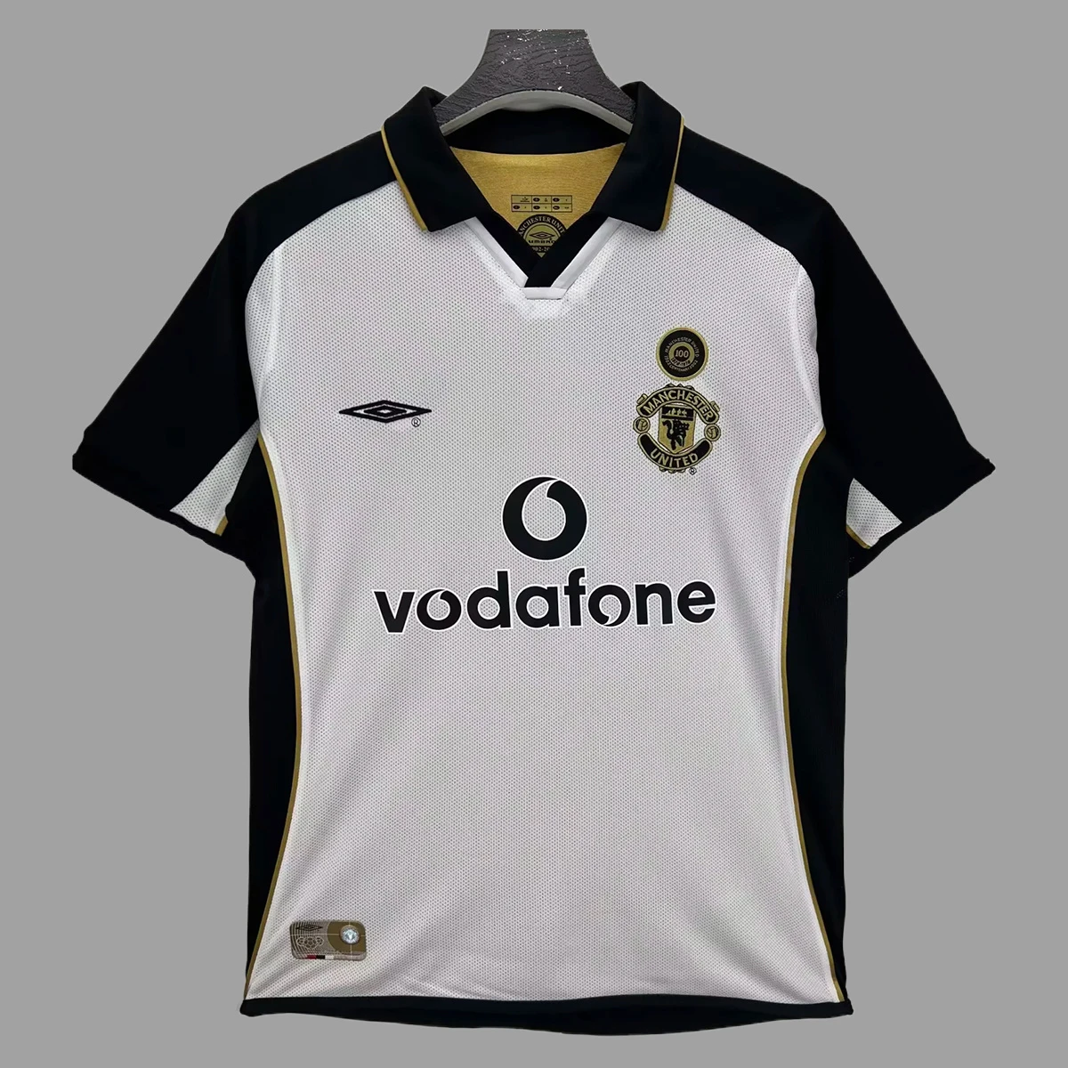 01/02 Manchester United Away Retro Soccer Jersey