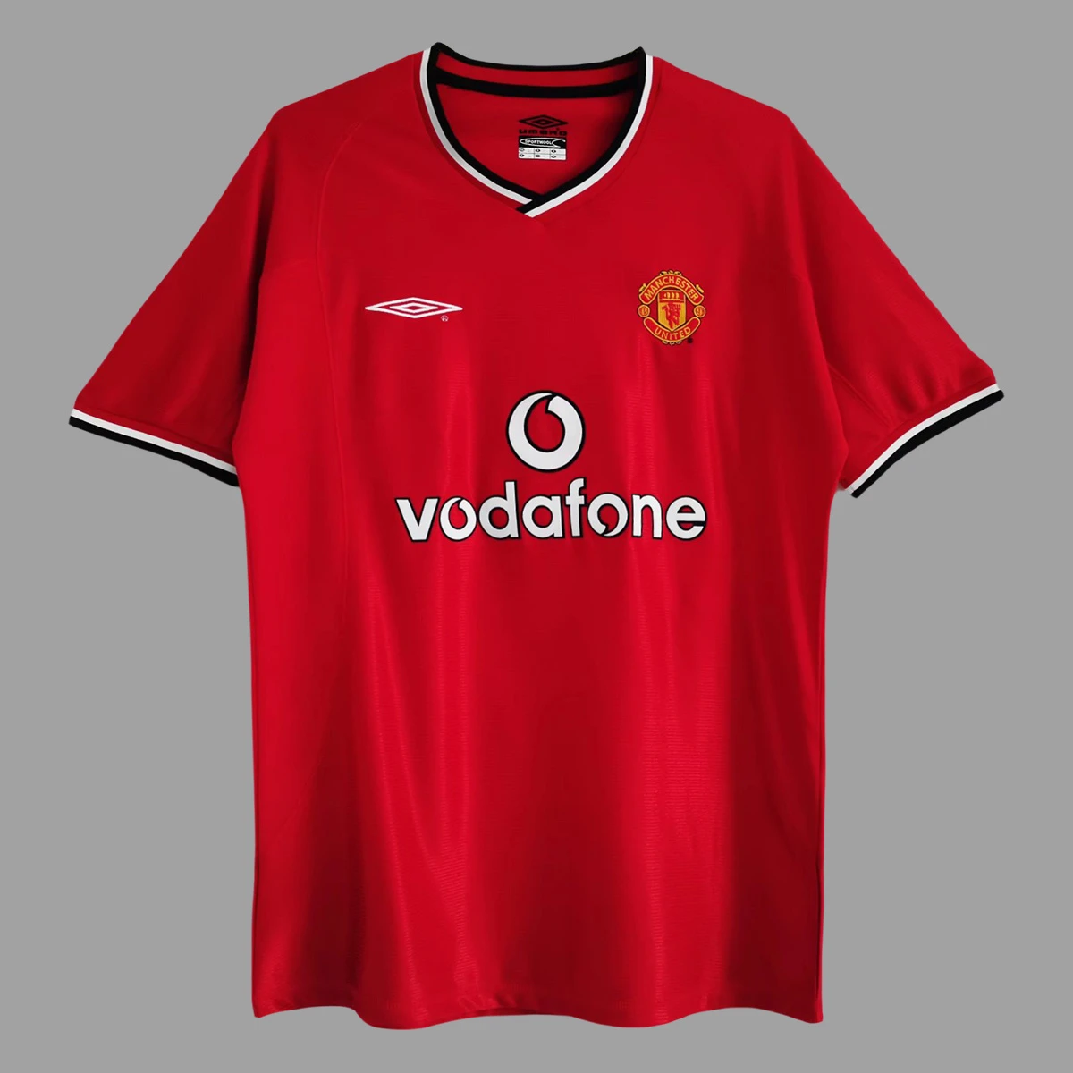 00/02 Manchester United Home Retro Soccer Jersey