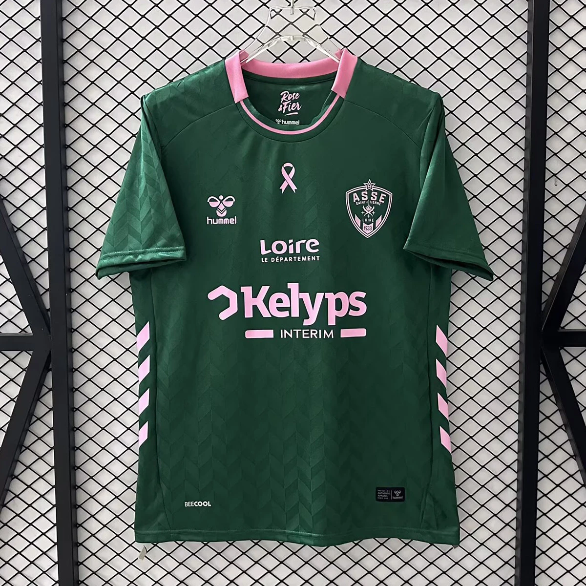 25/26 Saint-Etienne Pink October Special Edition Soccer Jersey