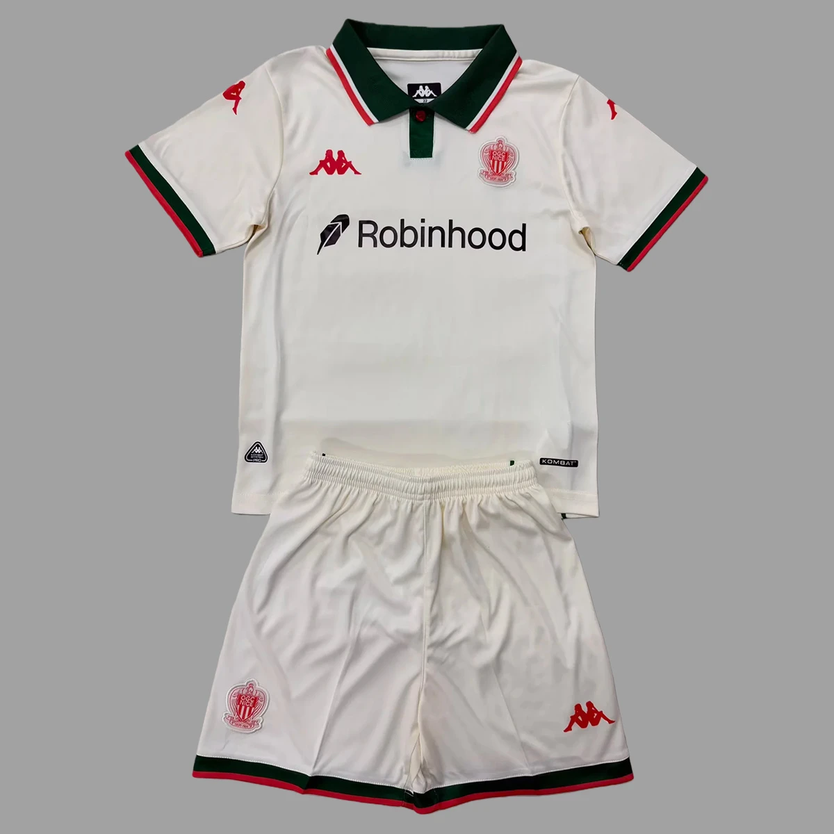 25/26 Nice Away Kids Soccer Jersey Size 16-28