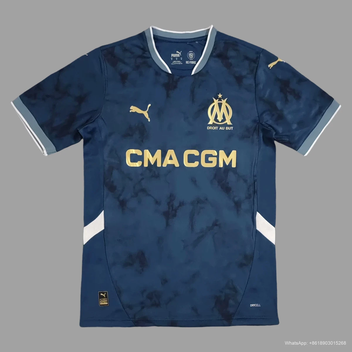 24/25 Marseille away soccer jersey