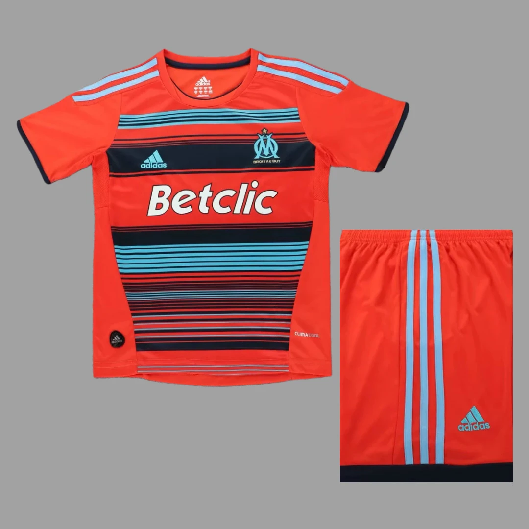 11/12 Marseille Third Kids Retro Soccer Jersey Size 16-28